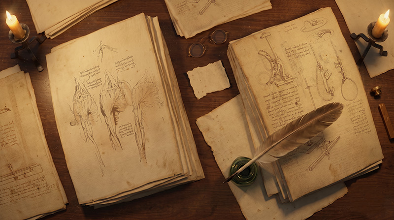 Leonardo's anatomical studies