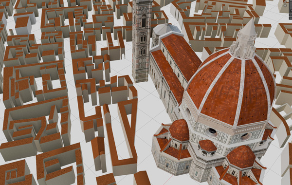 3D reconstruction of Renaissance Florence